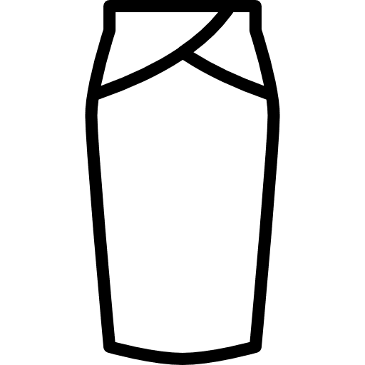 Skirt femenine skirt garment icon