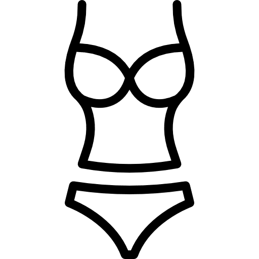 Swimsuit femenine summer swimsuit icon