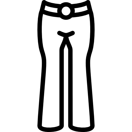 Trousers clothes garment pants icon