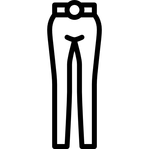 Trousers jeans trousers garment icon