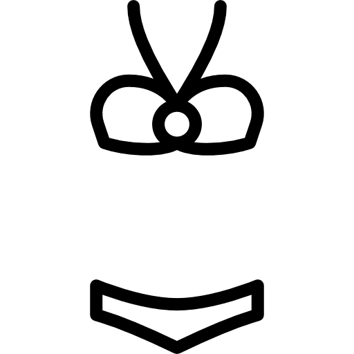 Bikini style bikini swimsuit icon