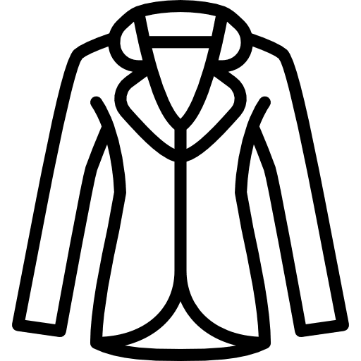 Coat clothes coat clothing icon