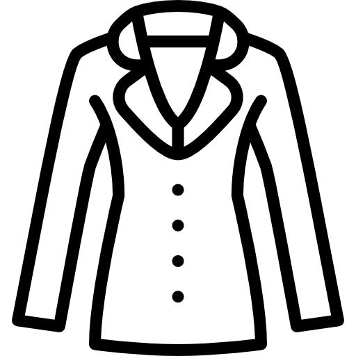 Coat clothing coat winter icon