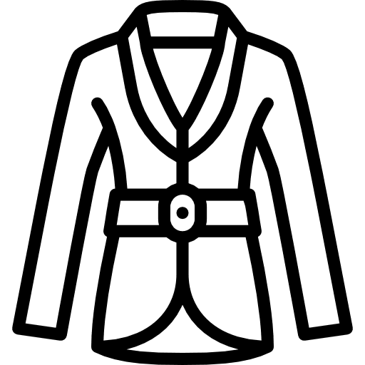 Coat coat femenine clothing icon