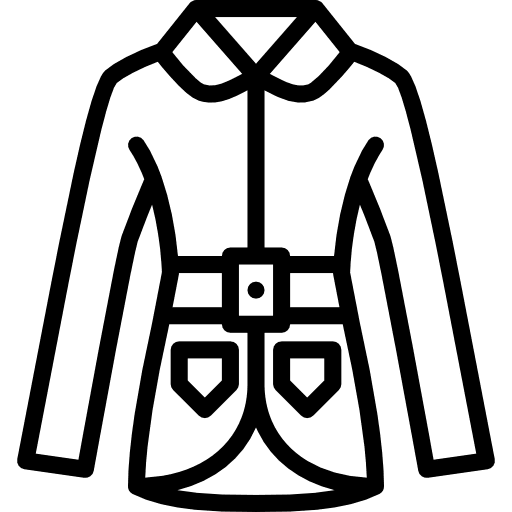 Coat coat garment overcoat icon