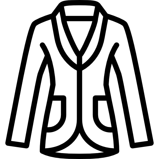 Coat winter garment clothing icon