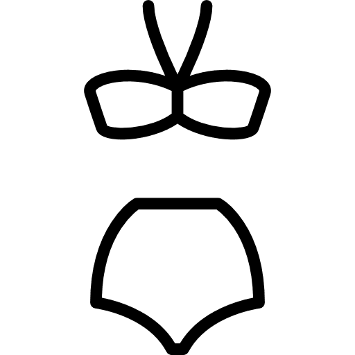 Bikini female summer fashion icon