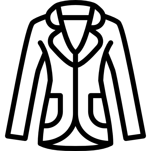 Coat winter coat femenine icon