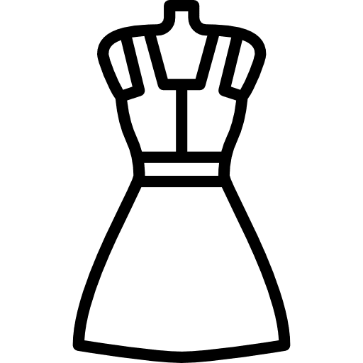 Dress clothing clothes dress icon