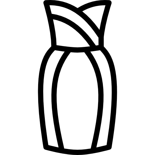 Dress woman stylish dress icon