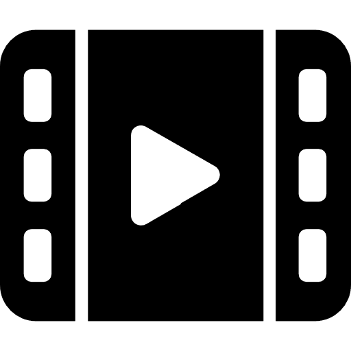 Movie entertainment video player movie icon