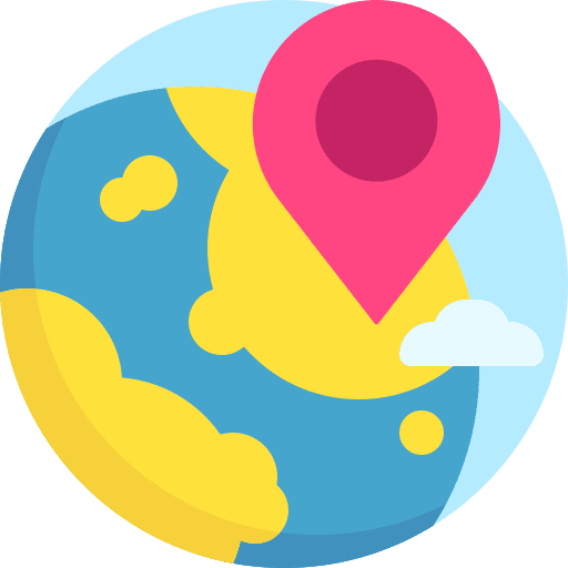 Place place positional map icon