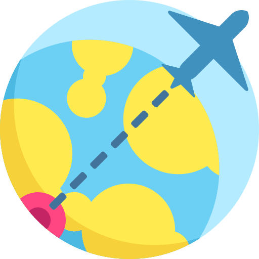 Flight transportation travel flight icon