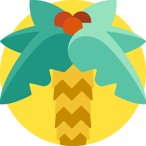 Palm tree tree palm nature icon
