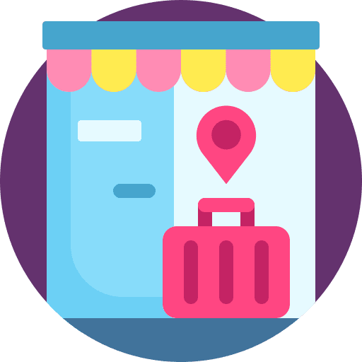 Travel agency travel agency computer monitor icon