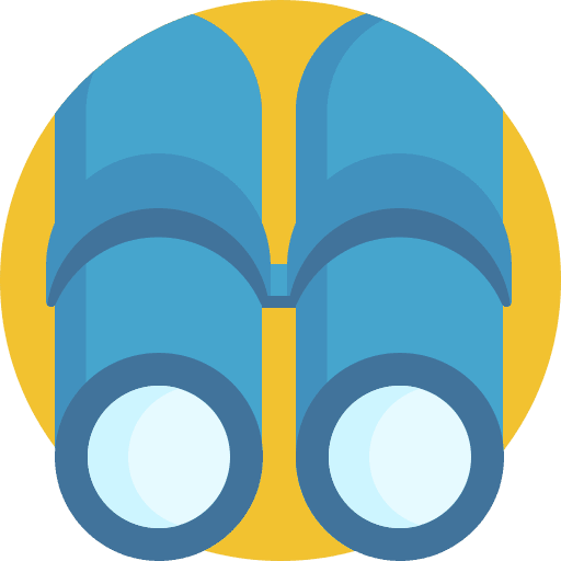 Binoculars miscellaneous sight goggles icon