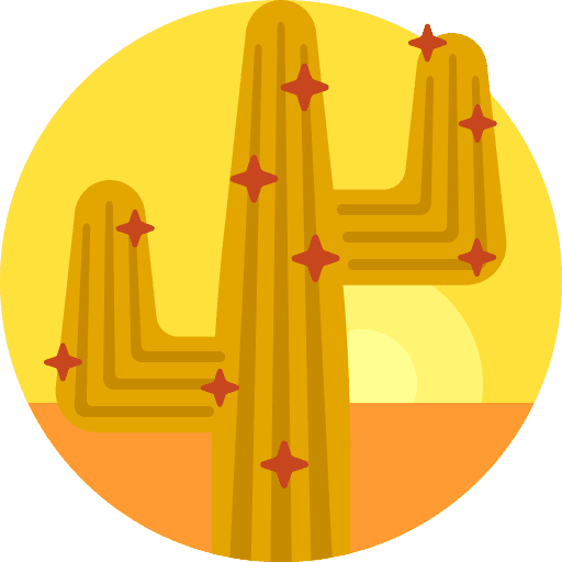 Cactus cactus dry dessert icon