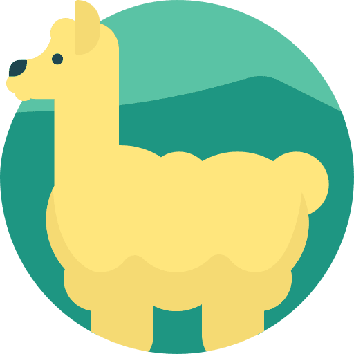 Llama llama wild life animals icon
