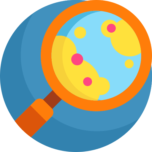 Loupe travel seo and web maps and location icon