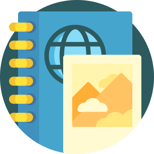 Diary journal education notebooks icon