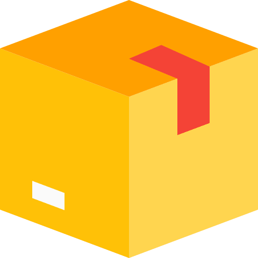 Box delivery cardboard package icon