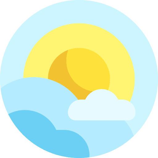 Weather nature sun summertime icon