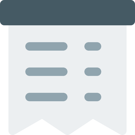 Receipt payment invoice commerce and shopping icon