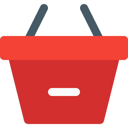 Basket shopping basket commerce and shopping supermarket icon