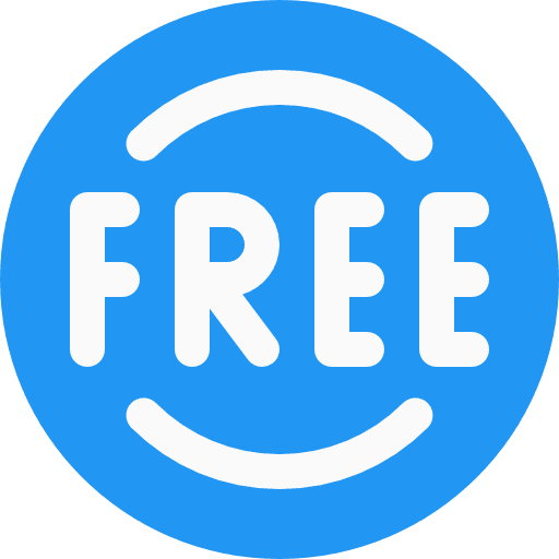 Free commerce and shopping multimedia rounded icon