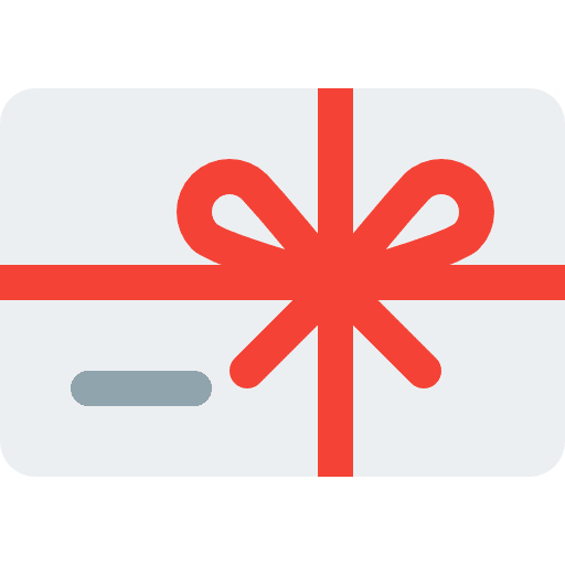 Gift card commerce business payment method icon