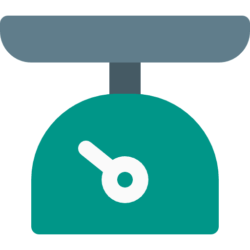 Scale scales food tools and utensils icon