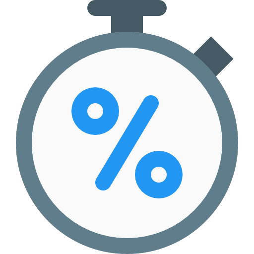 Timer commerce and shopping tools and utensils time icon