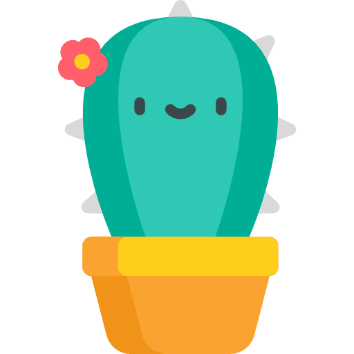 Cactus botanical dessert nature icon Cactus botanical dessert nature icon