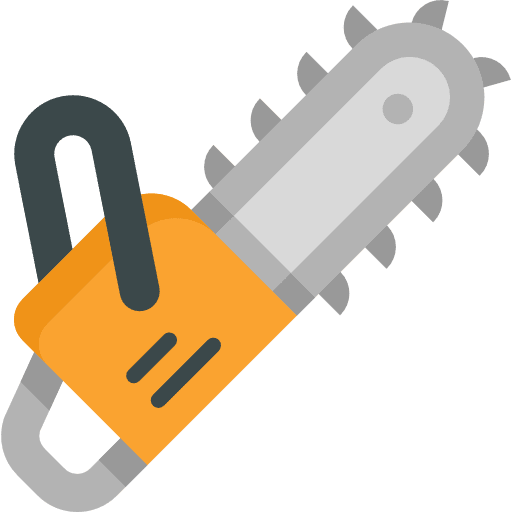 Chainsaw saw cut chainsaw icon