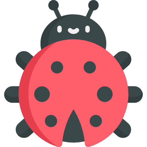 Ladybug ladybird nature bug icon