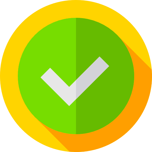 Checked true verified check circle icon