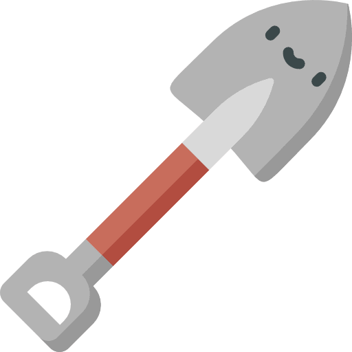 Shovel improvement nature construction and tools icon Shovel improvement nature construction and tools icon