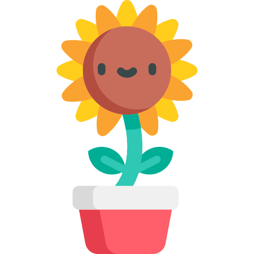 Sunflower botanical petals nature icon Sunflower botanical petals nature icon