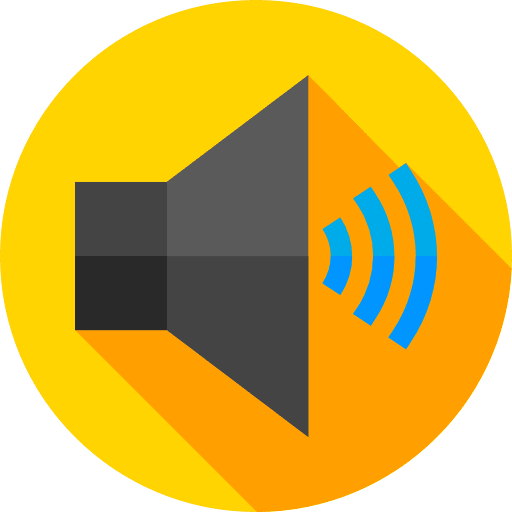 Volume interface speaker volume icon