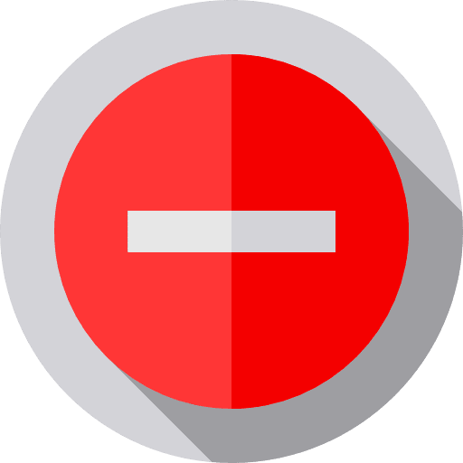 Minus subtraction maths interface icon