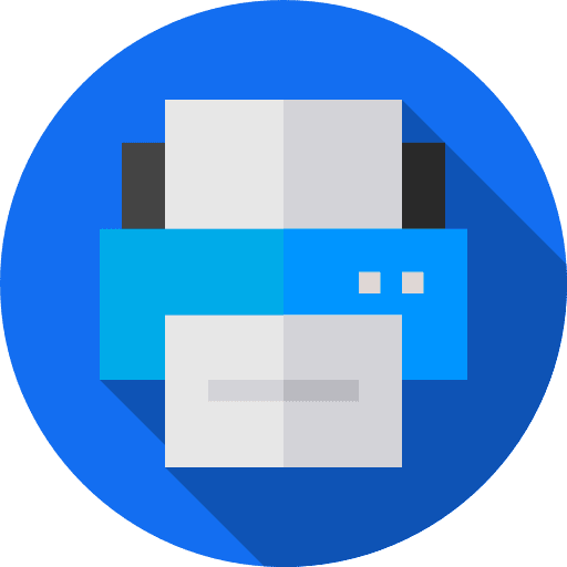 Printer print technology electronics icon