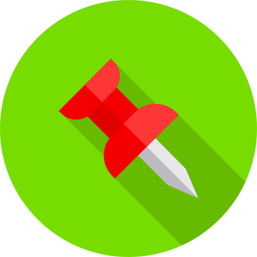 Push pin push pin ui tools and utensils icon