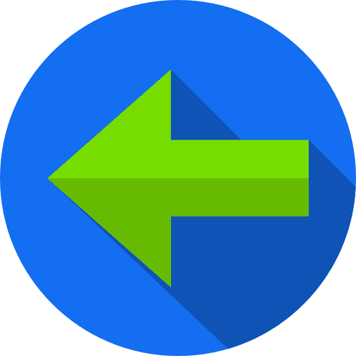 Back directional multimedia option back icon