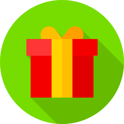 Gift birthday christmas birthday and party icon