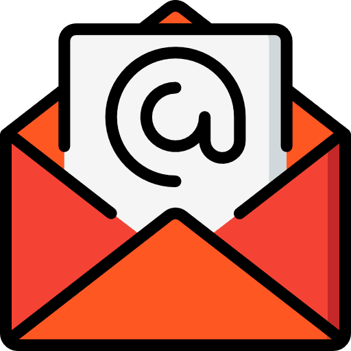 Email postcard letter mail icon