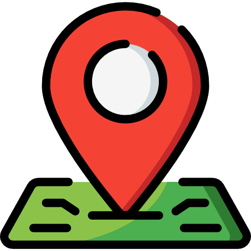 Location map pointer maps and location maps and flags icon