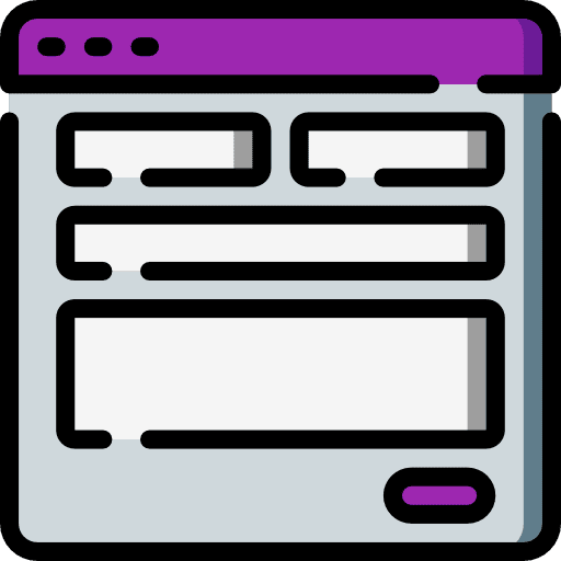 Template web design edit tools icon