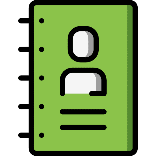 Address address address book bookmark icon
