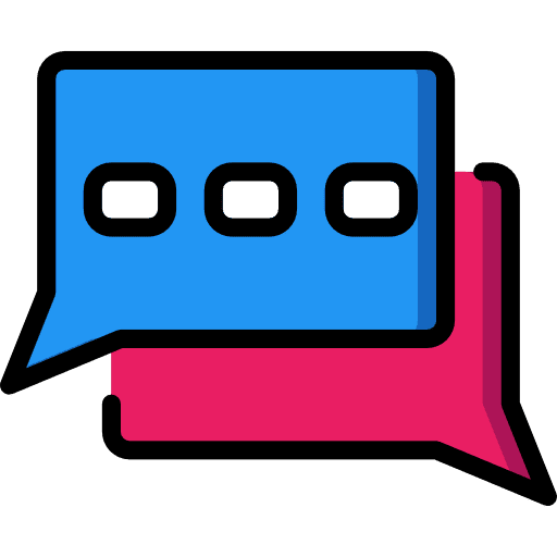 Chat chat communications multimedia icon
