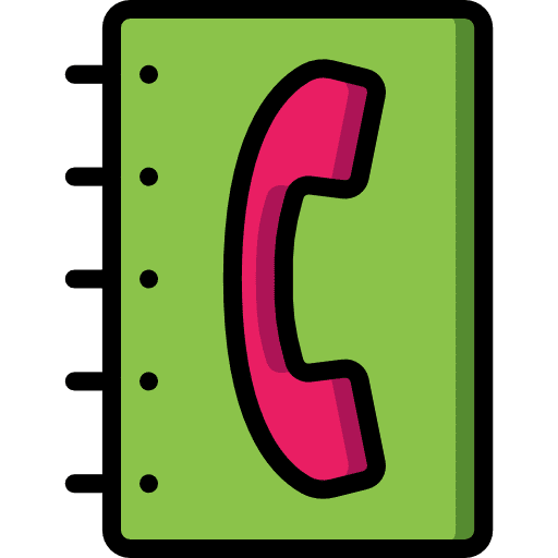 Telephone book agenda communications telephone book icon